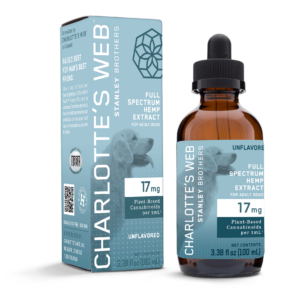 Charlotte's Web - Full Spectrum Hemp Extract Drops w_17mg CBD for Dogs