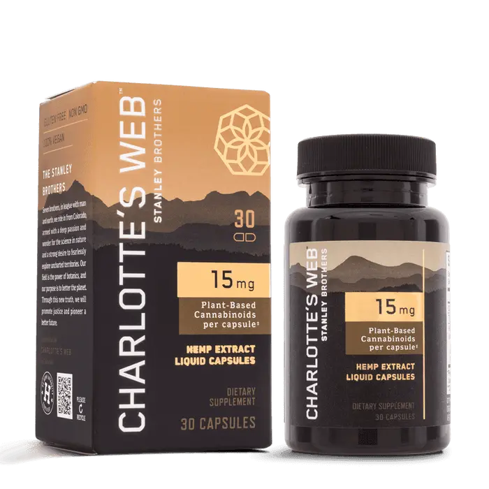 Charlotte's Web 15mg Liquid Capsule, 30ct