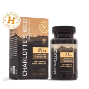 Charlotte's Web 25mg Liquid Capsule 30ct